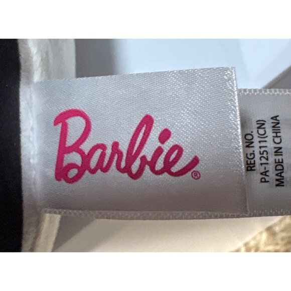 Barbie Cuutopia Plush Pillow Black White Striped Bathing Suit Sunglasses Blonde - Picture 7 of 9